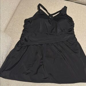 Black NWOT D & Co 20W Black Swim Dress